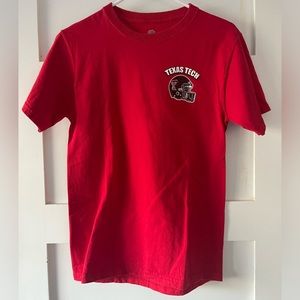 Scarlet and black Texas tech tee